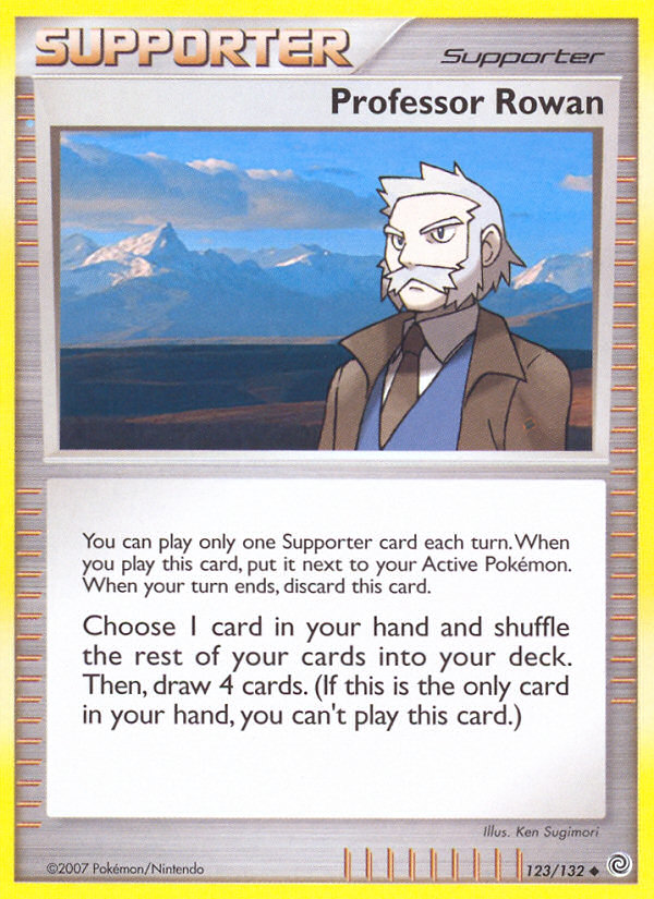 Professor Rowan – Secret Wonders 123/132 Pokémon card