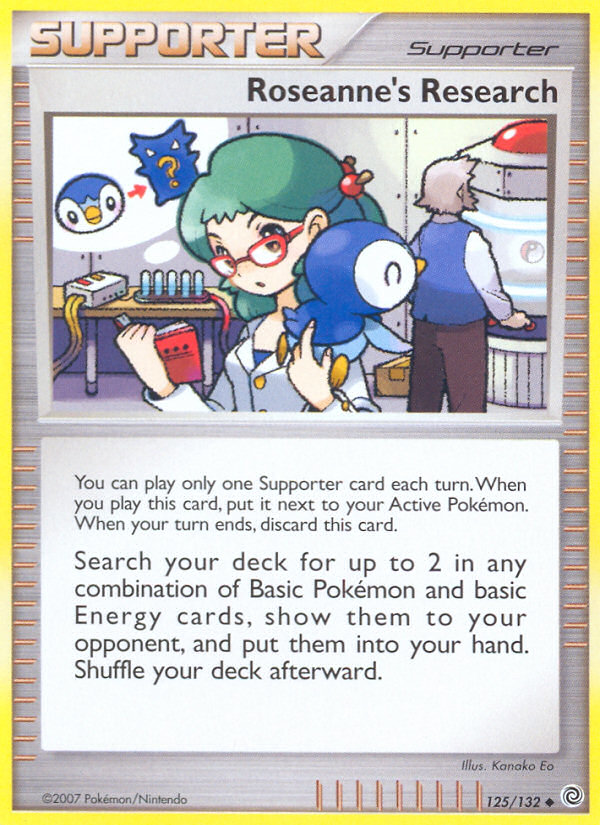 Roseanne's Research – Secret Wonders 125/132 Pokémon card