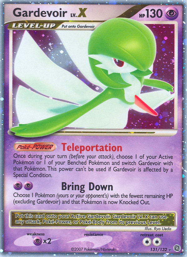 Gardevoir LV.X – Secret Wonders 131/132 Pokémon card