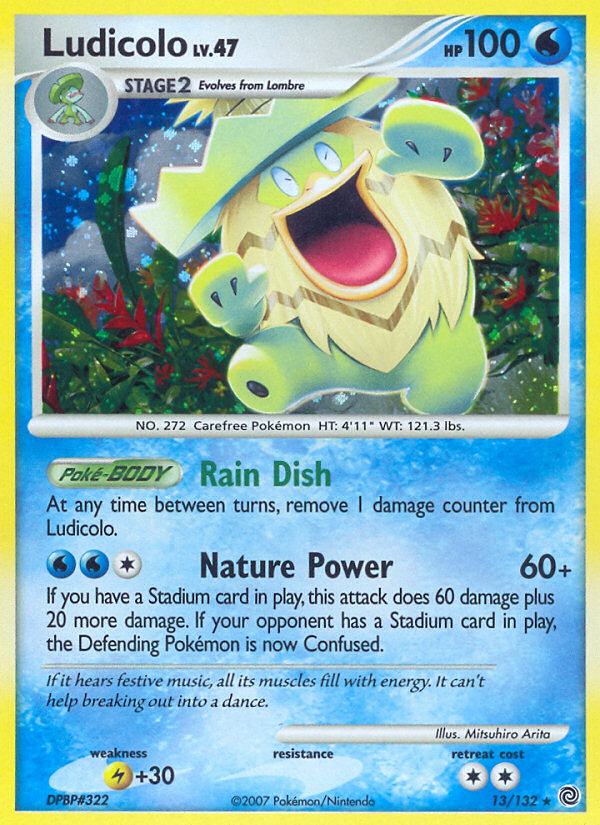 Ludicolo – Secret Wonders 13/132 Pokémon card