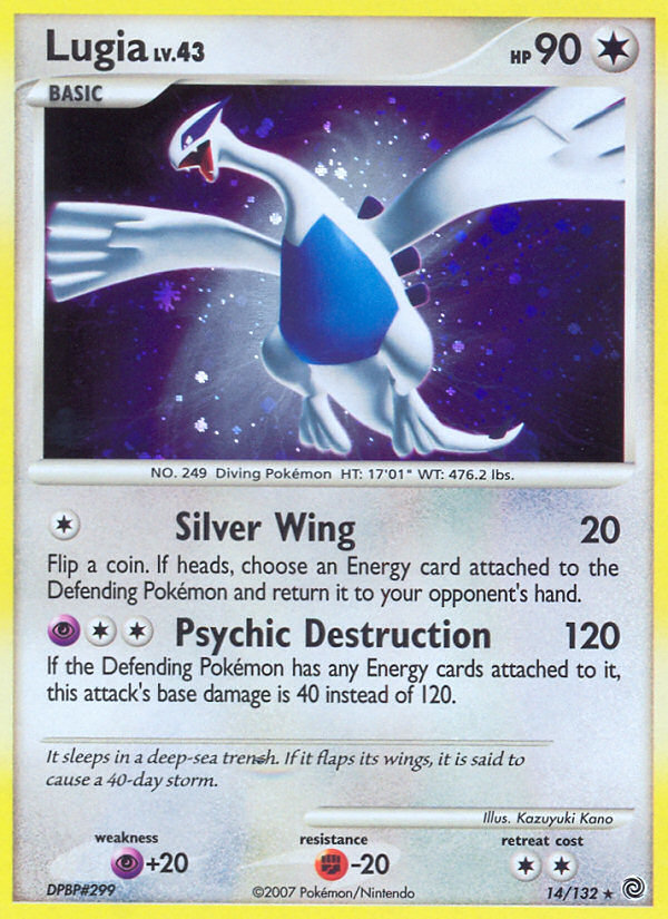 Lugia – Secret Wonders 14/132 Pokémon card