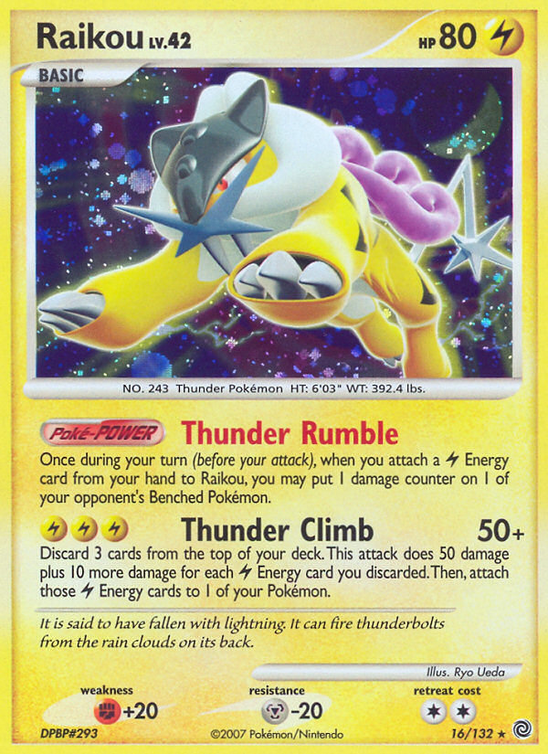 Raikou – Secret Wonders 16/132 Pokémon card