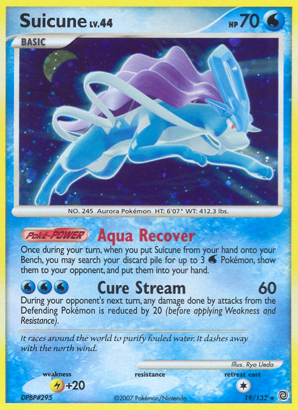 Suicune – Secret Wonders 19/132 Pokémon card
