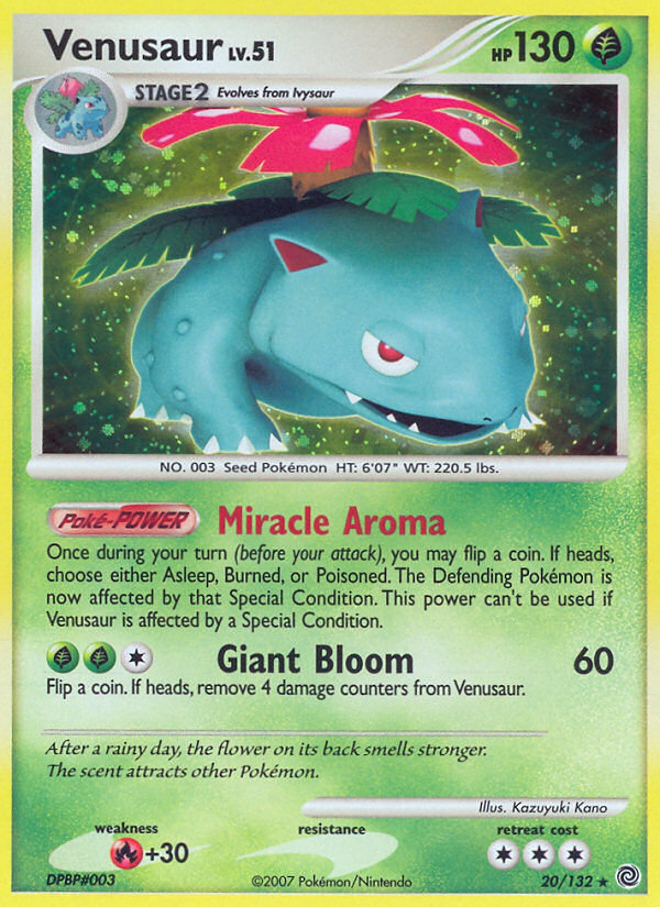 Venusaur – Secret Wonders 20/132 Pokémon card