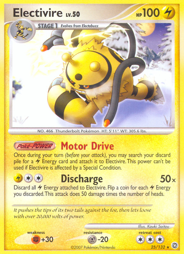 Electivire – Secret Wonders 25/132 Pokémon card