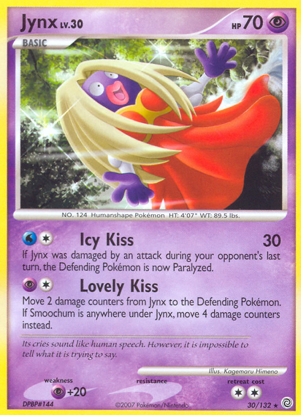 Jynx – Secret Wonders 30/132 Pokémon card