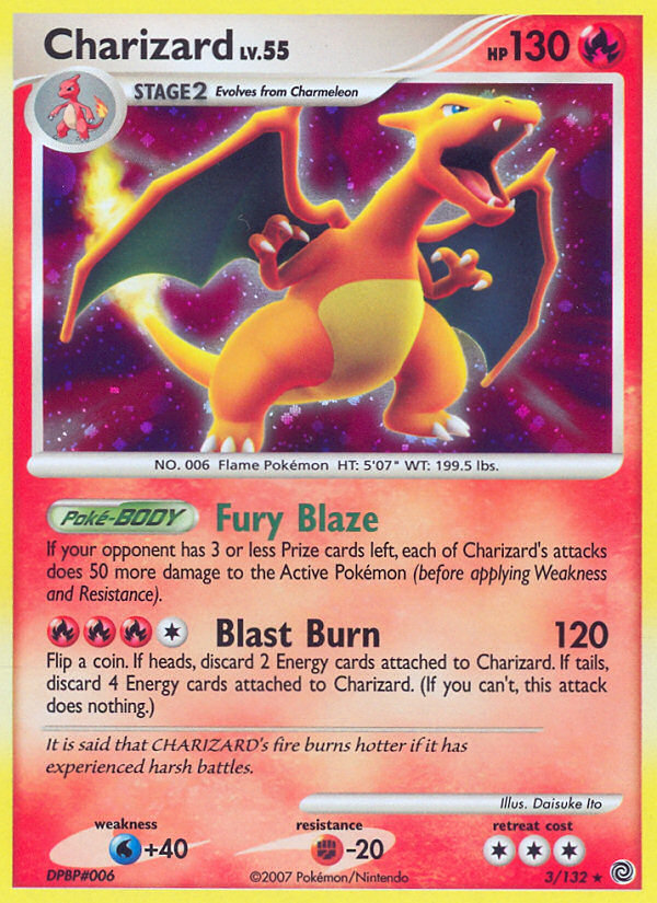Charizard – Secret Wonders 3/132 Pokémon card