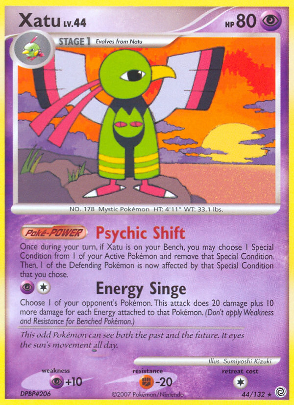 Xatu – Secret Wonders 44/132 Pokémon card