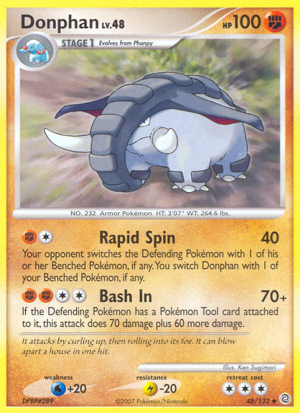 Donphan – Secret Wonders 48/132 Pokémon card