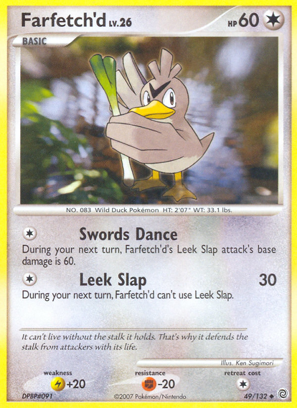 Farfetch'd – Secret Wonders 49/132 Pokémon card