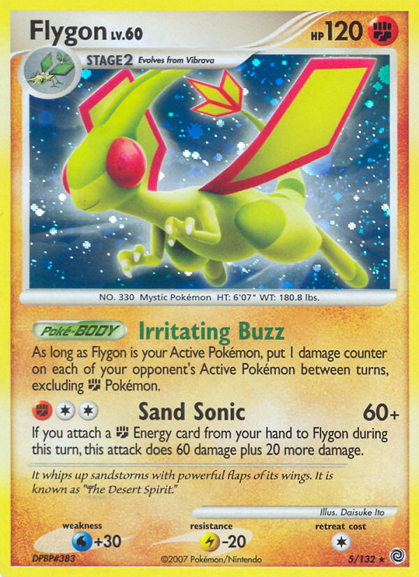 Flygon – Secret Wonders 5/132 Pokémon card