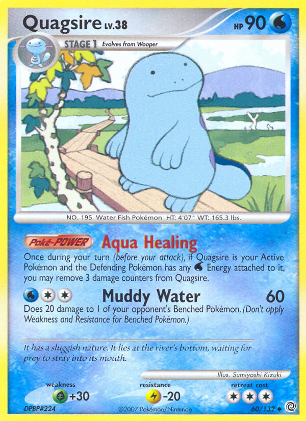 Quagsire – Secret Wonders 60/132 Pokémon card