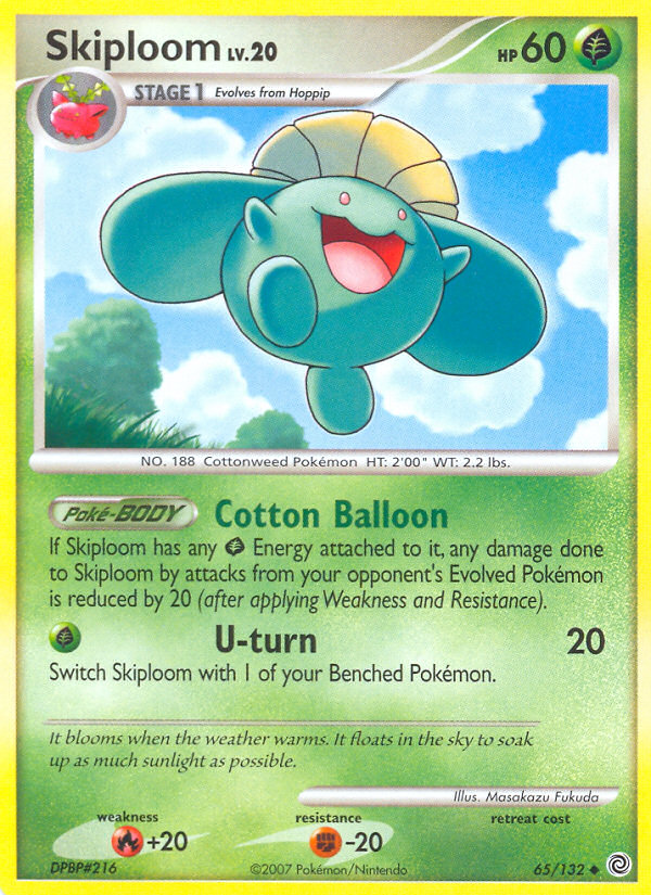 Skiploom – Secret Wonders 65/132 Pokémon card