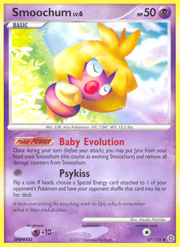 Smoochum – Secret Wonders 67/132 Pokémon card