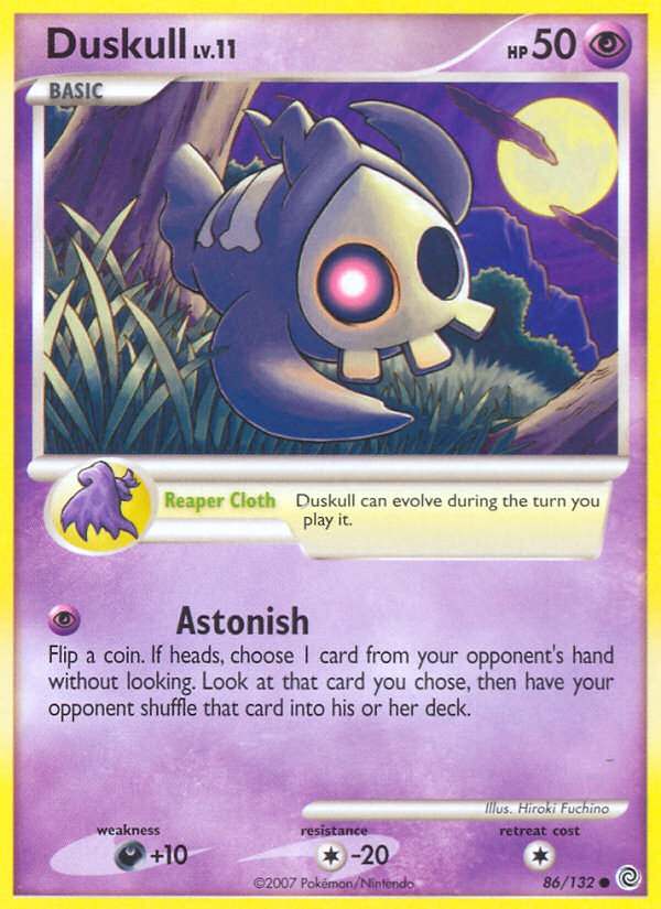 Duskull – Secret Wonders 86/132 Pokémon card