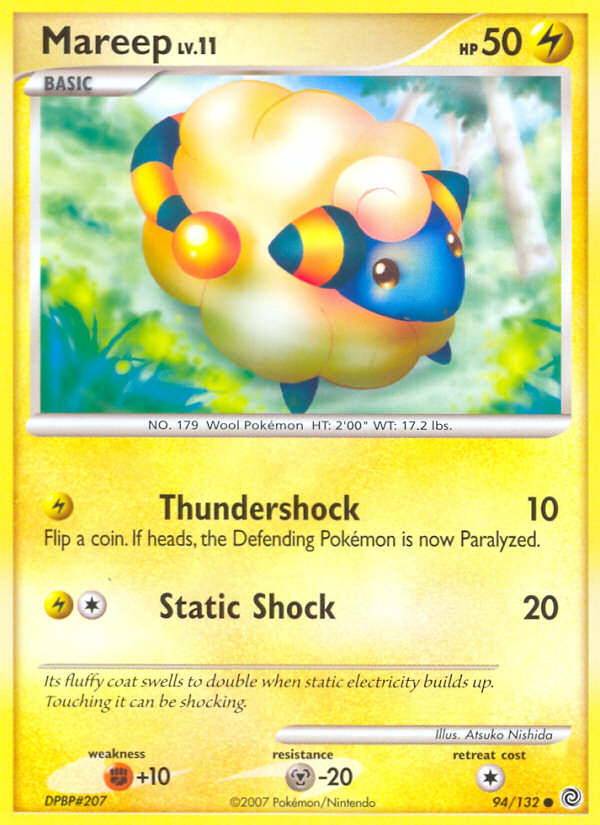 Mareep – Secret Wonders 94/132 Pokémon card