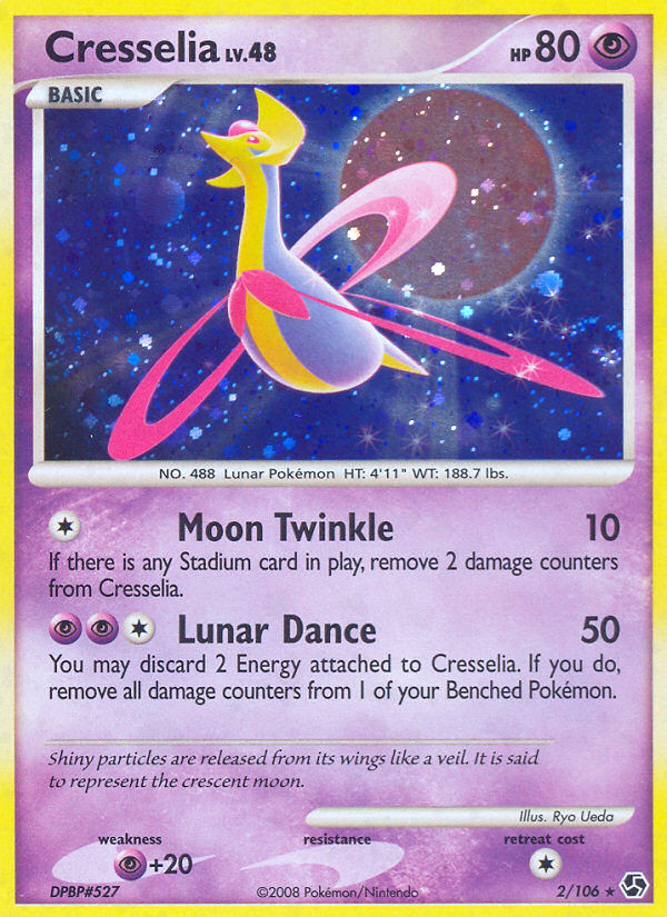 Cresselia – Great Encounters 2/106 Pokémon card