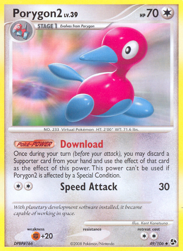 Porygon2 – Great Encounters 49/106 Pokémon card