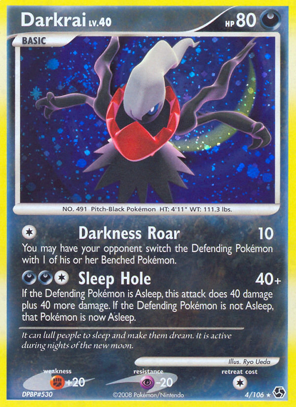Darkrai – Great Encounters 4/106 Pokémon card