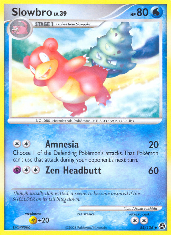 Slowbro – Great Encounters 54/106 Pokémon card