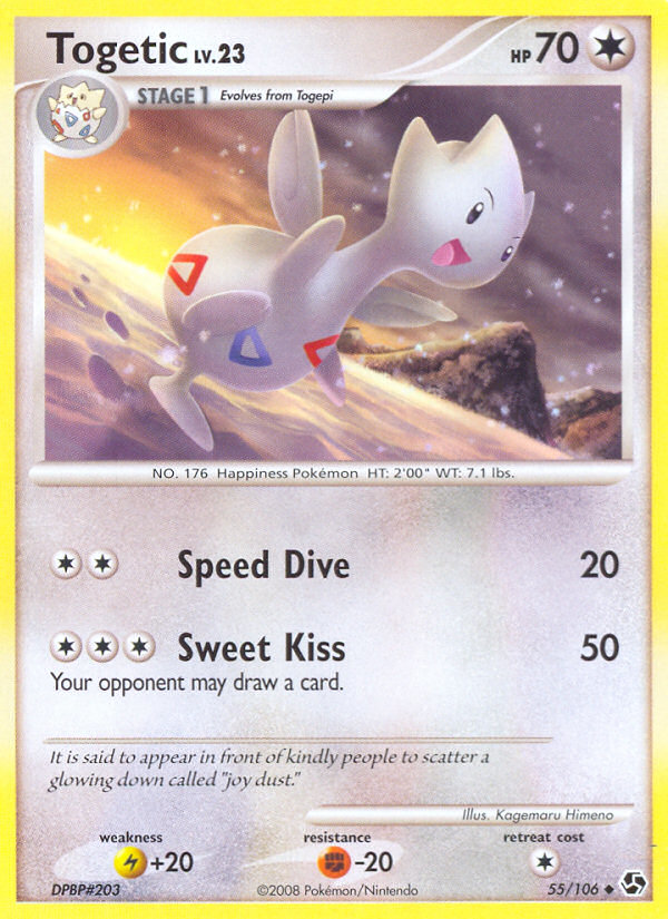 Togetic – Great Encounters 55/106 Pokémon card