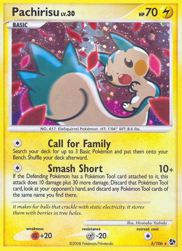 Pachirisu – Great Encounters 5/106 Pokémon card