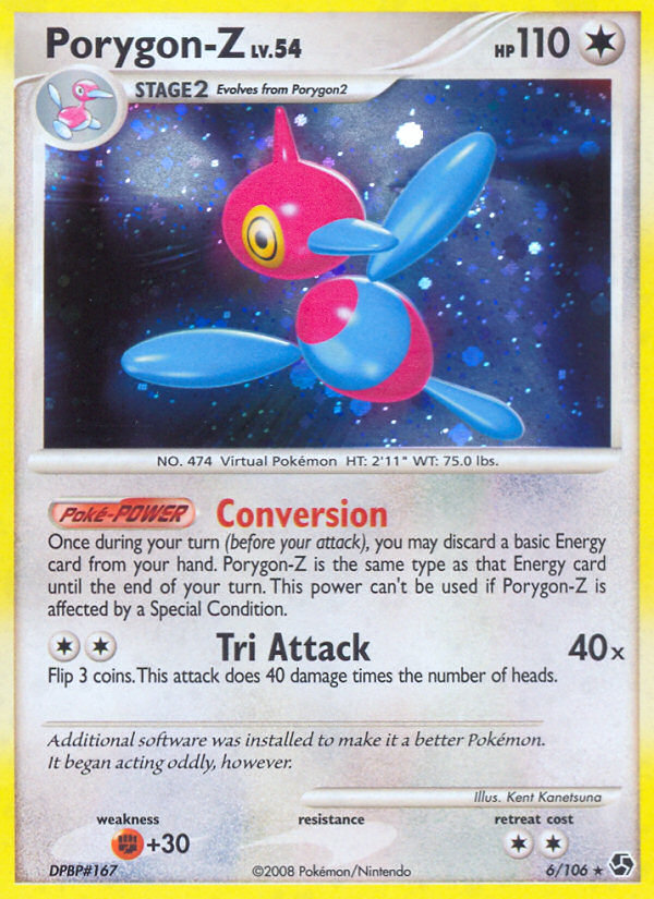 Porygon-Z – Great Encounters 6/106 Pokémon card