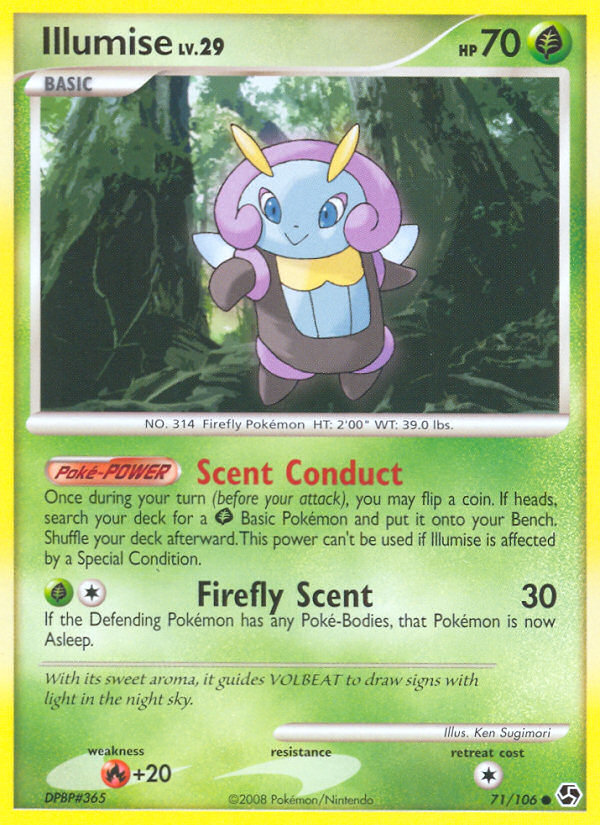 Illumise – Great Encounters 71/106 Pokémon card