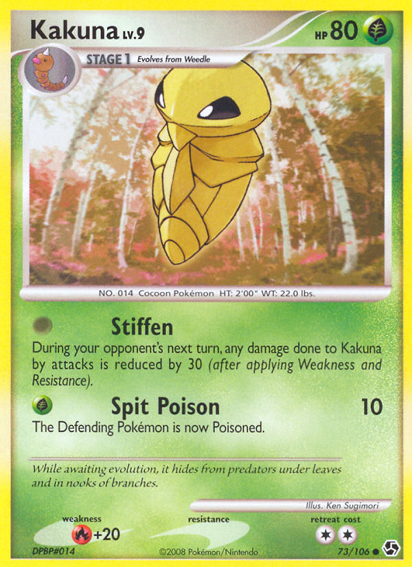 Kakuna – Great Encounters 73/106 Pokémon card