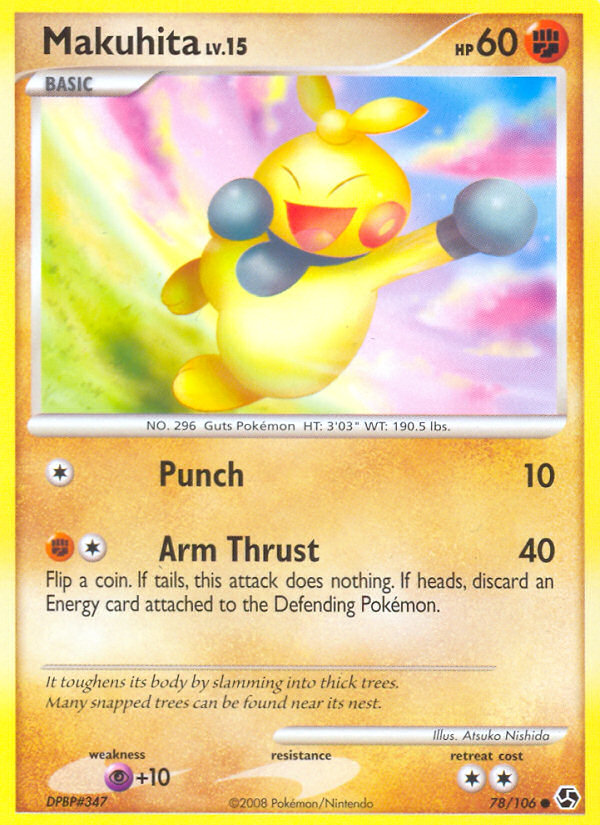 Makuhita – Great Encounters 78/106 Pokémon card