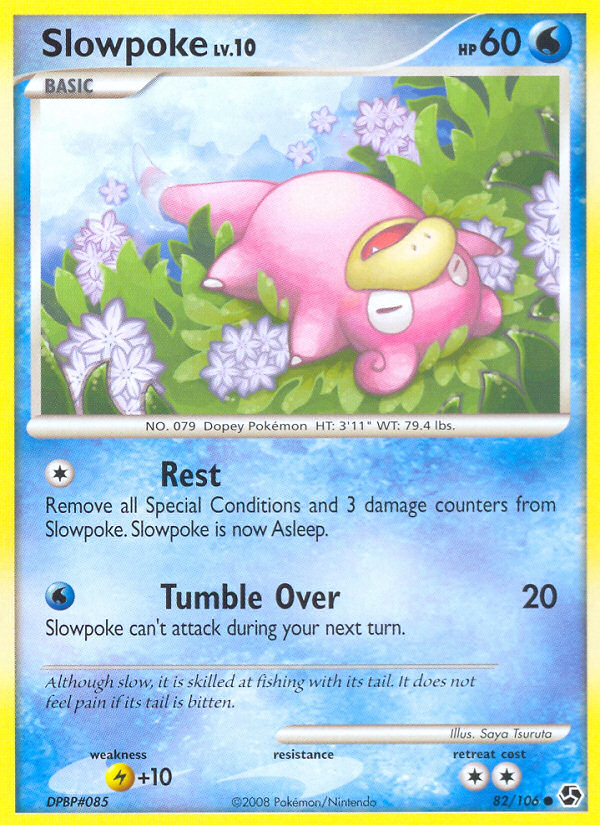 Slowpoke – Great Encounters 82/106 Pokémon card