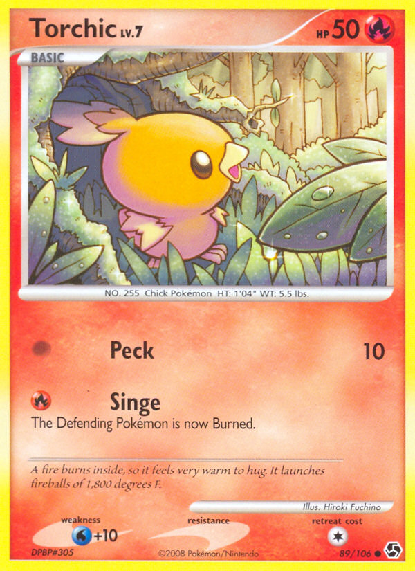 Torchic – Great Encounters 89/106 Pokémon card