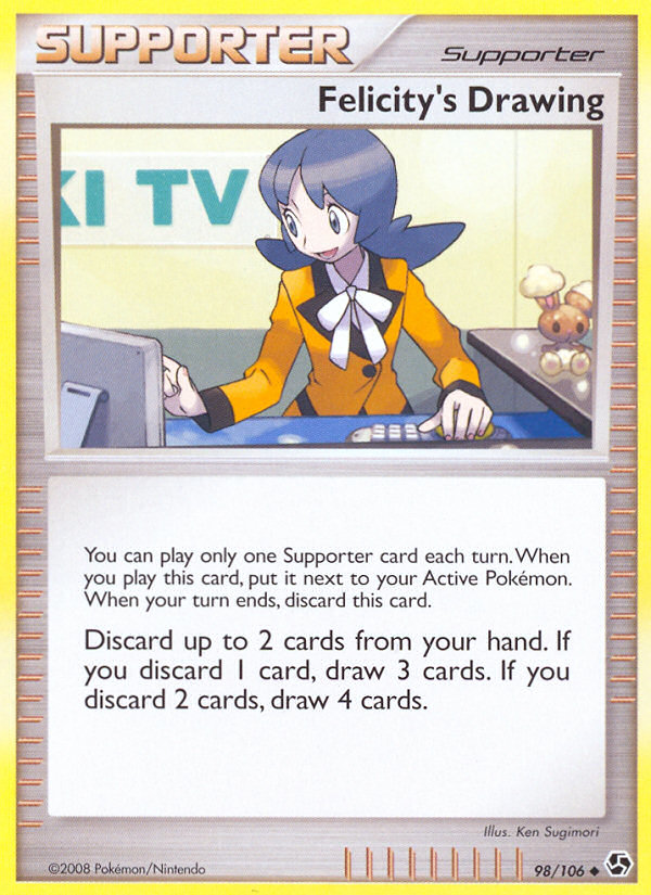 Felicity's Drawing – Great Encounters 98/106 Pokémon card