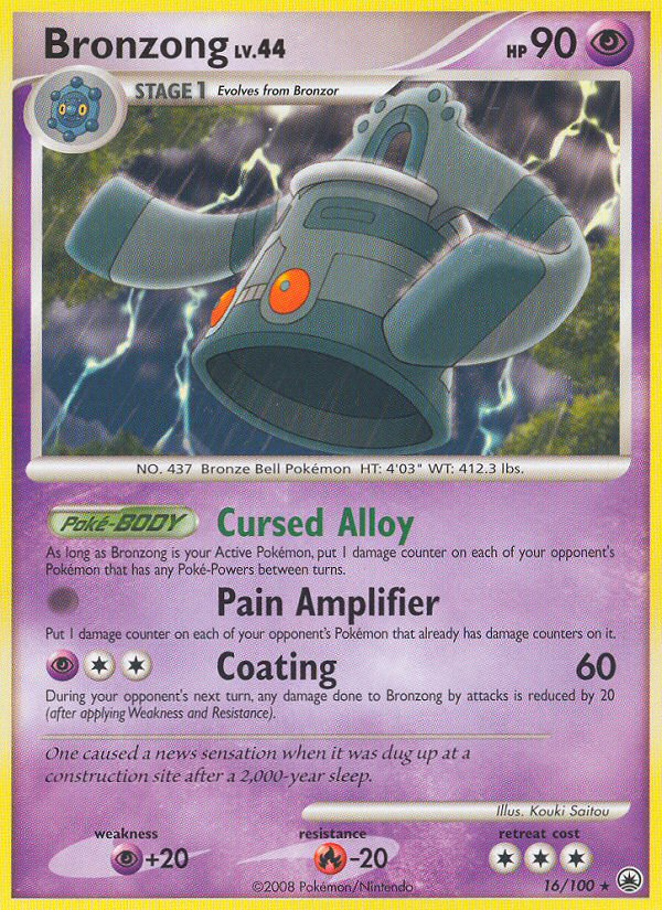 Bronzong – Majestic Dawn 16/100 Pokémon card