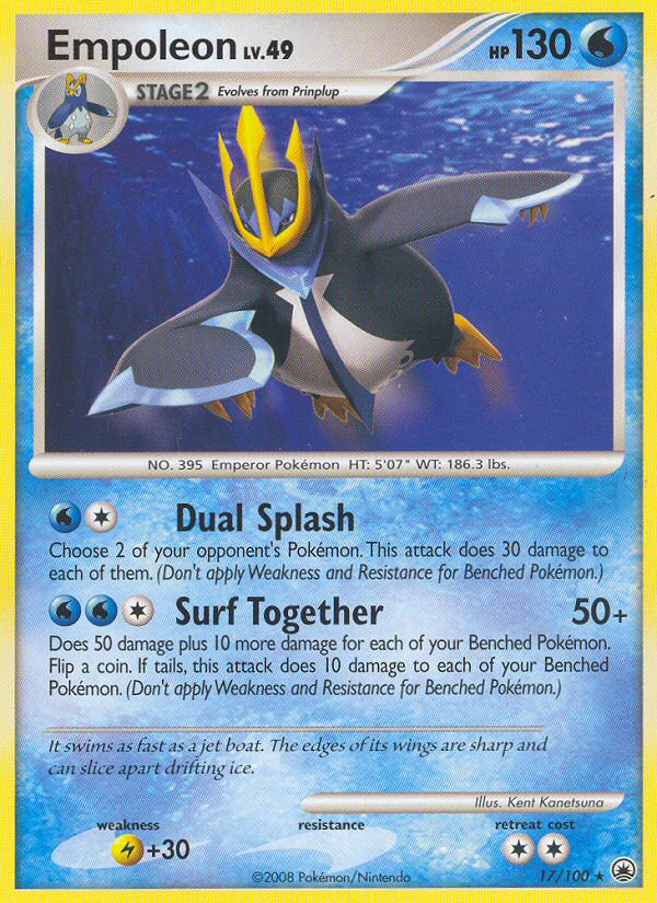 Empoleon – Majestic Dawn 17/100 Pokémon card