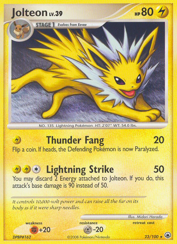 Jolteon – Majestic Dawn 23/100 Pokémon card