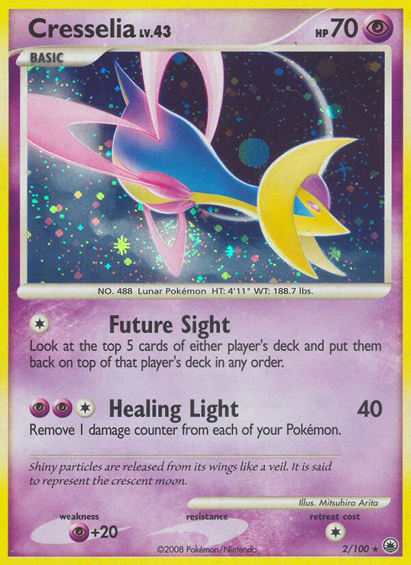 Cresselia – Majestic Dawn 2/100 Pokémon card