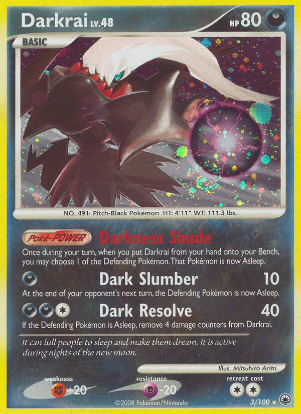 Darkrai – Majestic Dawn 3/100 Pokémon card