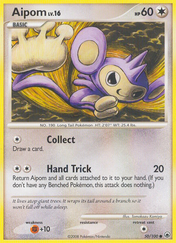 Aipom – Majestic Dawn 50/100 Pokémon card