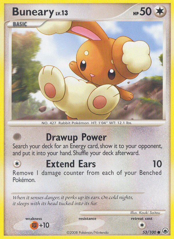 Buneary – Majestic Dawn 53/100 Pokémon card