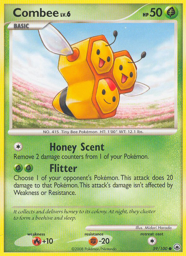 Combee – Majestic Dawn 59/100 Pokémon card