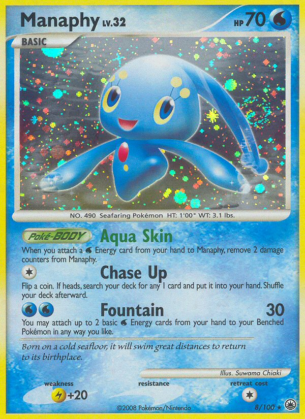 Manaphy – Majestic Dawn 8/100 Pokémon card