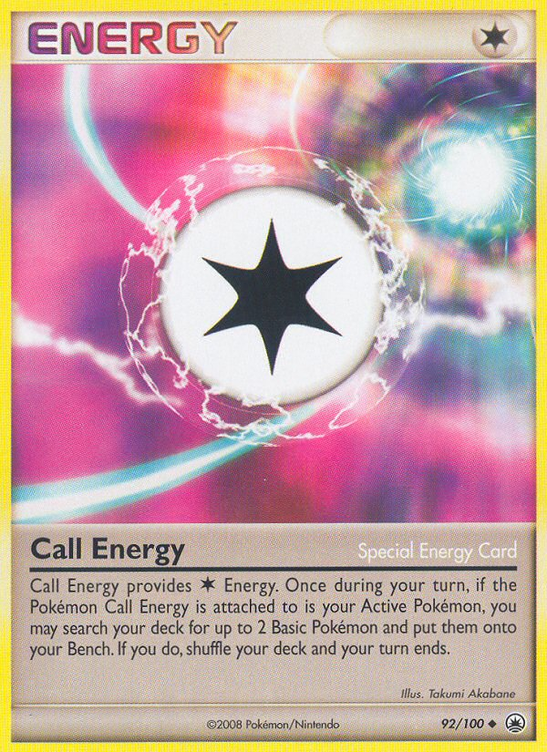 Call Energy – Majestic Dawn 92/100 Pokémon card