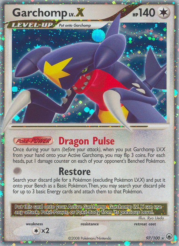 Garchomp LV.X – Majestic Dawn 97/100 Pokémon card