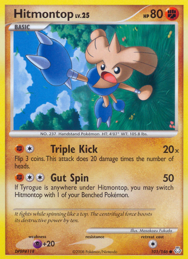 Hitmontop – Legends Awakened 101/146 Pokémon card