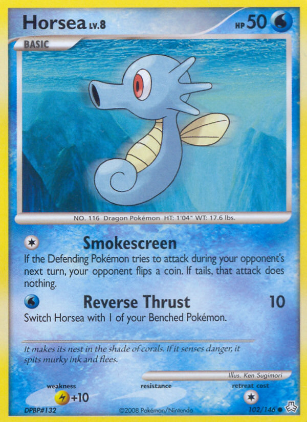 Horsea – Legends Awakened 102/146 Pokémon card