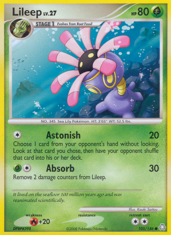 Lileep – Legends Awakened 105/146 Pokémon card