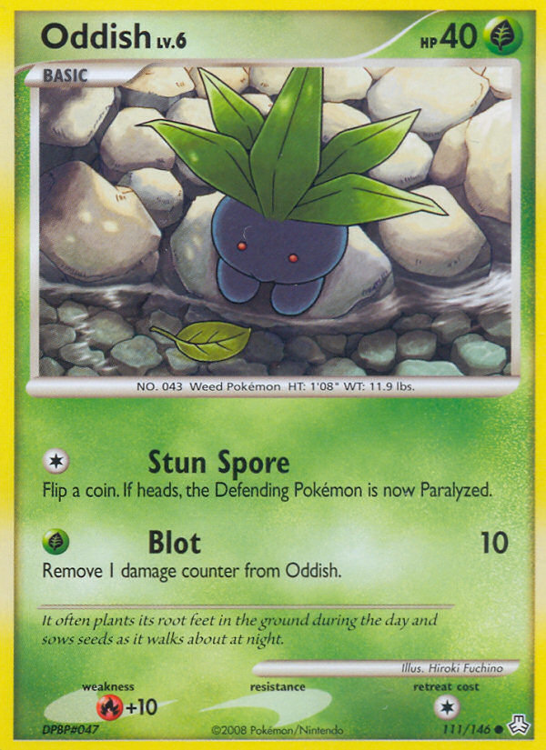 Oddish – Legends Awakened 111/146 Pokémon card