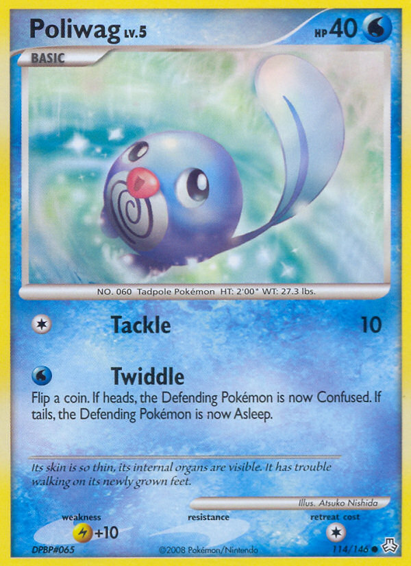 Poliwag – Legends Awakened 114/146 Pokémon card