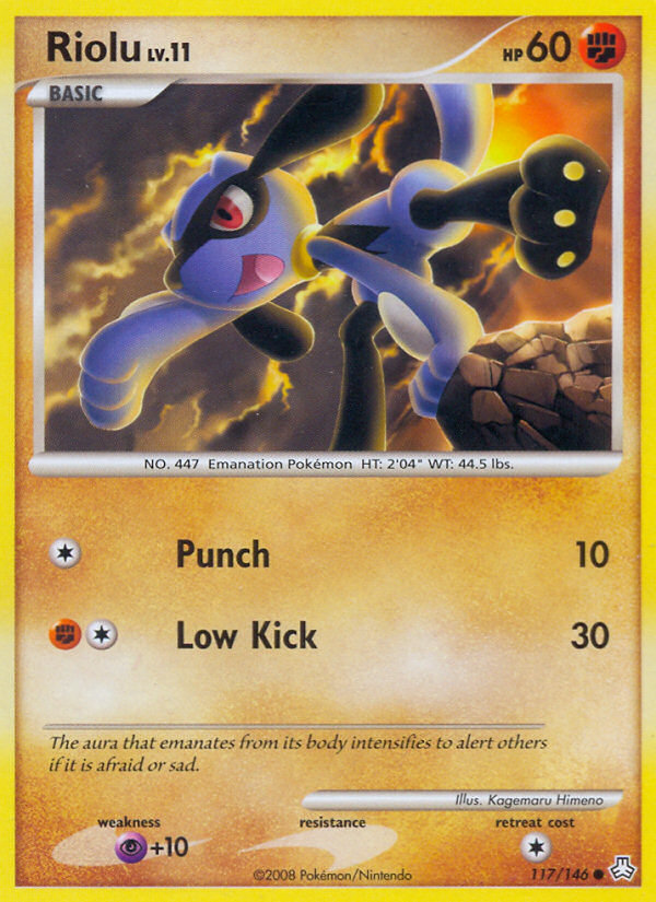 Riolu – Legends Awakened 117/146 Pokémon card
